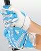 adidas Baseball Batting Light Size LBG504 Gloves, 51, Medium, Blue/Silver (2313L), L,