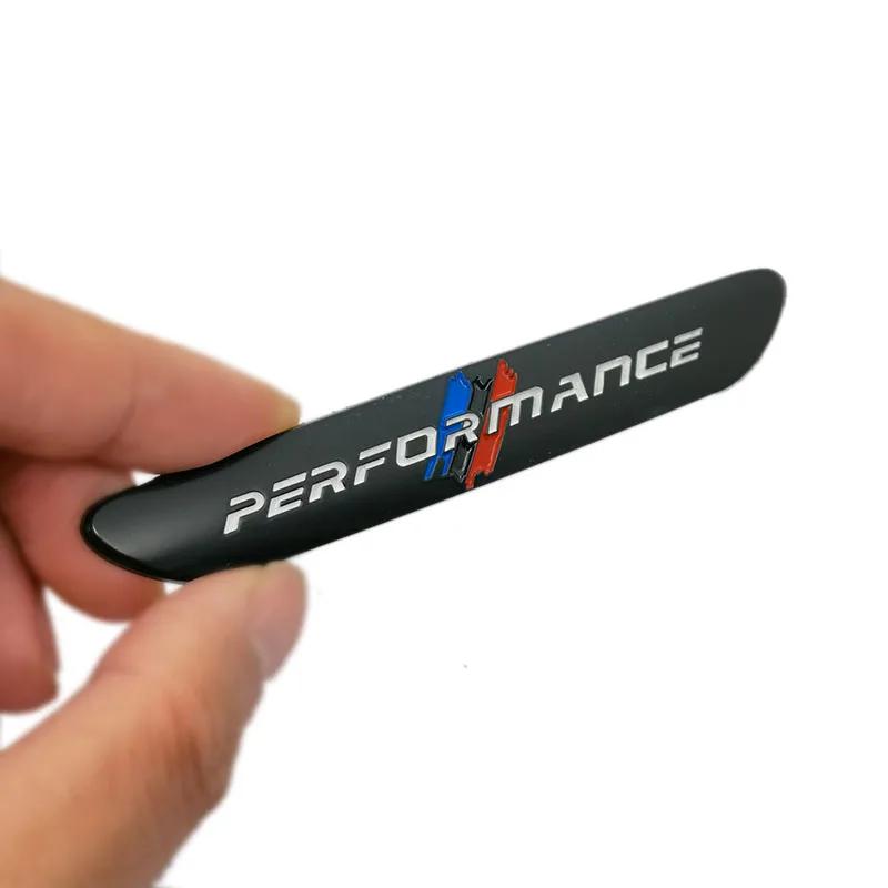 Metal Performance Car Side Fender Rear Trunk Emblem Badge Sticker Decals M 1 3 4 5 6 7 Car Decorations Stlying