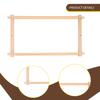 Professional Wood Embroidery Frame Stand Smooth Quilting Rack for Cross Stitch Tapestry Crafting Beginners