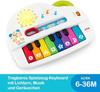 FISHER-PRICE Tastiera del Primo Bambino - Giocattolo Pianoforte Portatile con 4 Modalità di Gioco, Canzoni, Luci e Suoni, Giocattolo per l'Apprendimento della Lingua Tedesca per Neonati dai 6 Mesi in su