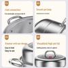 KOBACH 26cm Stainless Steel Double Layer Steamer Pot