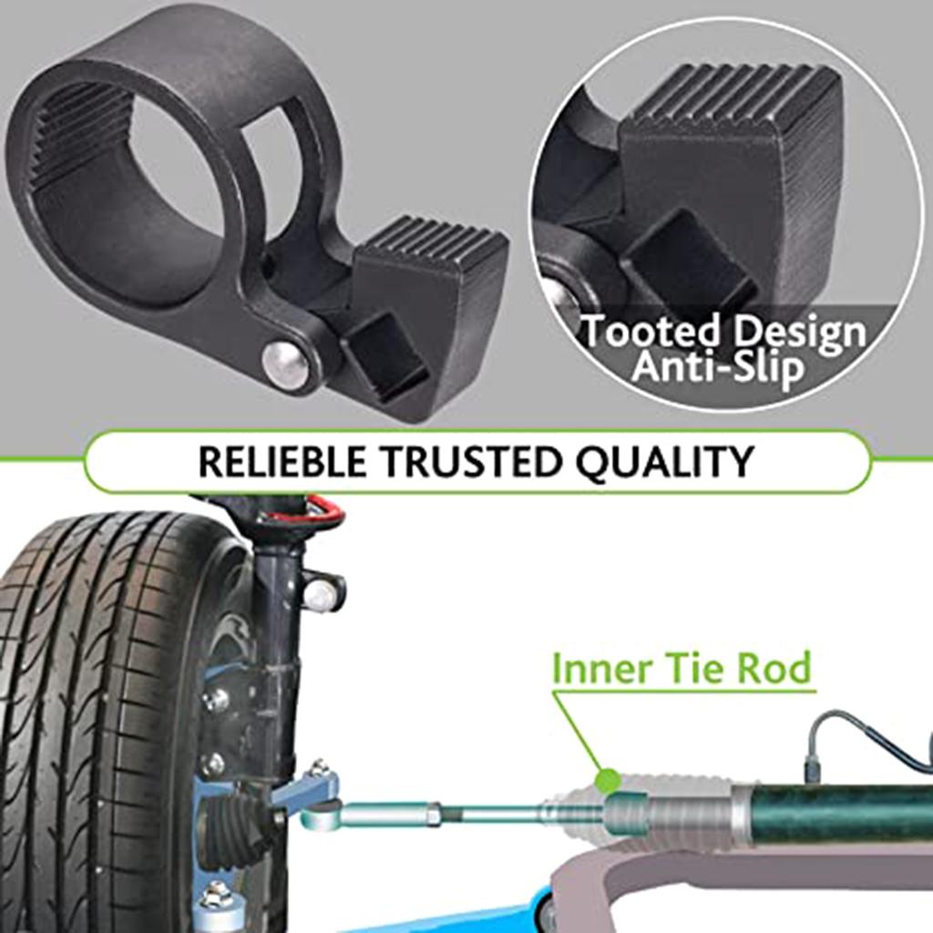 Upgraded Universal Inner Tie Rod Hex Wrench Repair Removal Tools 27-42mm for Car Truck Vehicle Motorcycles Compact