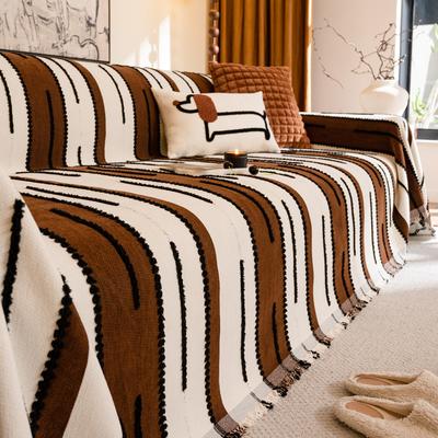 Sofa Rankšluostis Keturių Sezonų Universalus Aukštos Klasės Sofa Užvalkalas Audinys Pilnas Užvalkalas Sofa Užvalkalas Viskas Įskaičiuota Antklodė Pagalvėlė