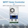 60A MPPT Solar Charge and Discharge Controller 12V 24V 36V 48V Auto for Max PV 190V DC Lead Acid Lithium Battery
