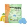 12 Stück/Set Bodenreiniger-Tabletten Wasserlösliche Tablettenreiniger Bodenreinigungsblatt Toilettendeodorant Schmutz Toilettenreinigungswerkzeug