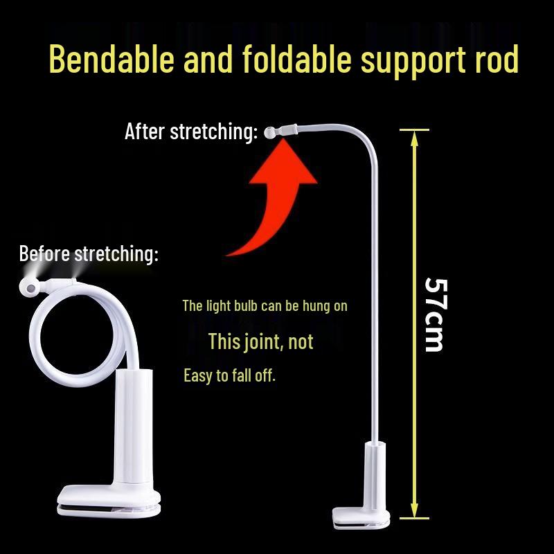 Ultra-Bright LED Night Market Decorative Stall Light with Desktop Clip and Outdoor Emergency Charging Function