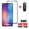 2-в-1 Стекло камеры Mi 9 SE 10 Lite Закаленное стекло Протектор экрана для Xiaomi Redmi 9 9A 8 8A Note 8 7 9 Pro 8T 9S Защитное стекло Пленка объектива камеры