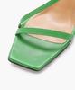 Recur Ecur Anello Artistic Wooden Heel Strap Sandals Green 1209