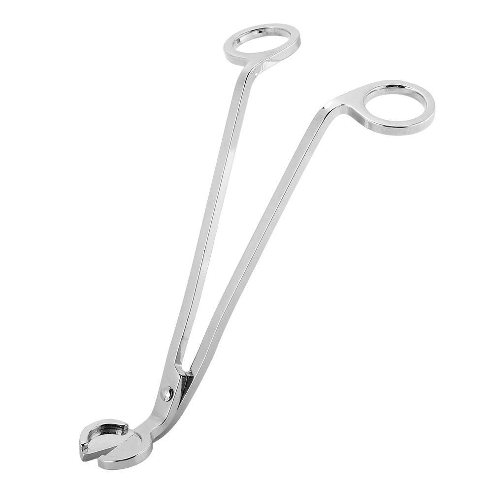 1Pcs Fashion Plating Stainless Steel Candle Heart Clip Wick Trimmer Scissors Tool(sliver)