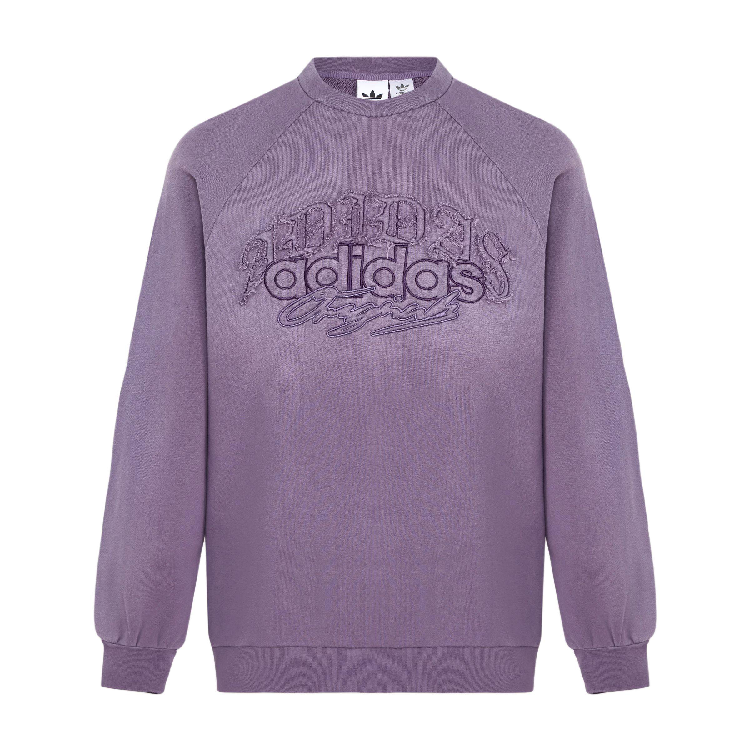 

Adidas Originals FW25 Crew Sweat Loose Fit Round Neck Pullover Long Sleeve Sweatshirt Men Sweatshirt KR5048 L