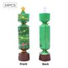 24PCS Cute Cartoon Christmas Cracker Soldier Xmas Decoration Christmas Candy Box Nutcracker Party Supplies Gift Packaging Boxes