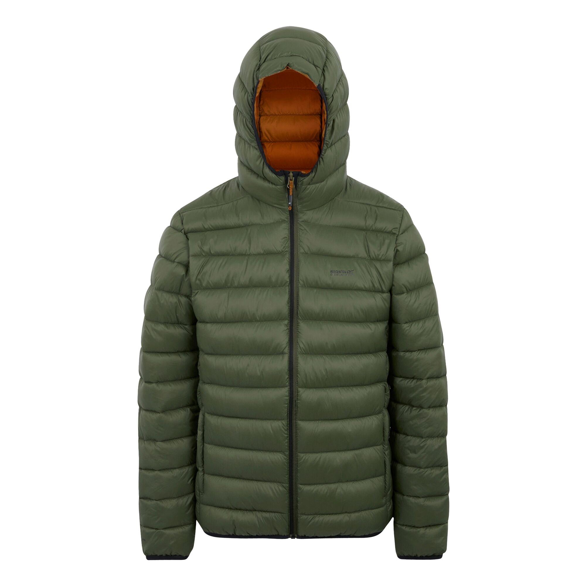 Chaqueta acolchada con capucha Marizion Baffled de Regatta para hombre 3XL verde oliva oscuro