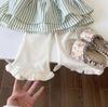 Girls Summer Fashion Set Striped Shirt And Flare Pants Two Piece Outfit Thin Breathable Stylish Streetwear For Toddler Baby