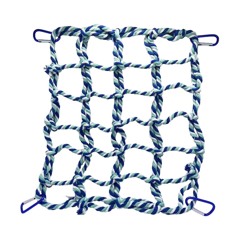 Pet Hanging Hammock Bird Rope Animal Rope Net Toy Rat Climbing Rope Net for Grey