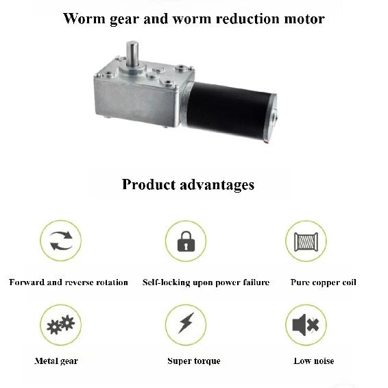 5840-31ZY Turbo1pz Encoder a Vite Micro Motore DC Riduttore Autobloccante Controllo Velocità Piccolo Motore 12V24V
