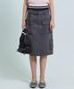 Grove Betty Cargo Midi Skirt (Charcoal)