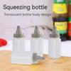 4pcs Plastic Sauce Squeeze Bottle Mini Seasoning Box Salad Dressing Containers Outdoor Portable Barbecue Spice Jar Kitchen Tool
