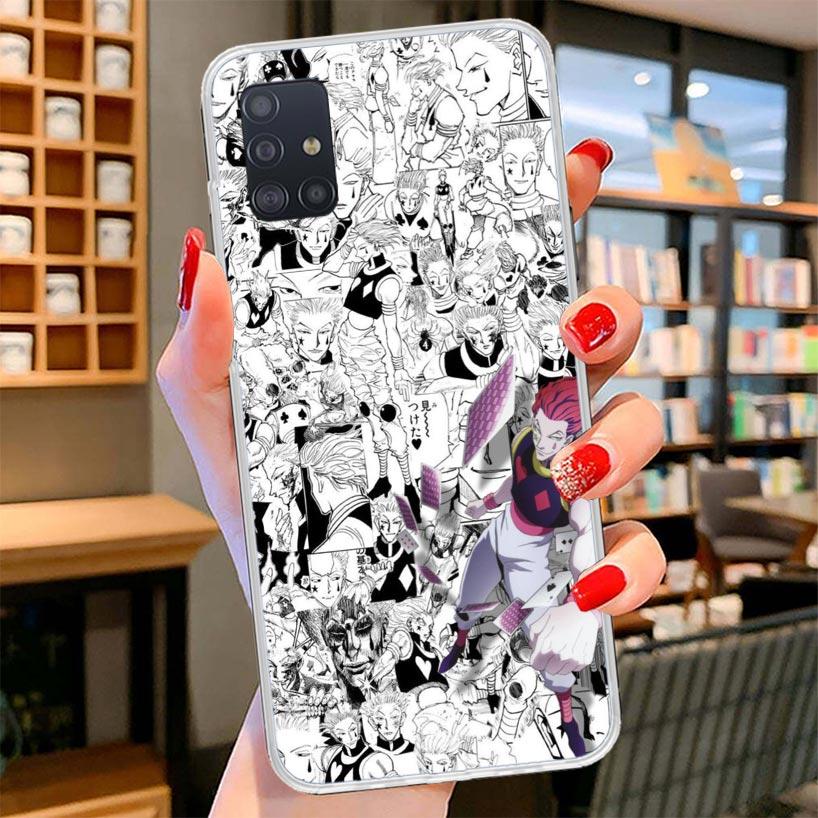 Anime Hunter X Cover Phone Case For Samsung Galaxy A12 A22 A32 A52 A72 A02S Phone Case Note 20 Ultra 10 S10 Plus A51 A71 A50S A2