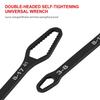 1Pcs Adjustable Double-Head Wrench Thickened Self-tightening Torx Spanner  Bicycle Car