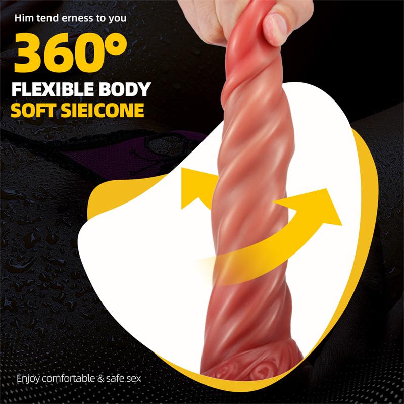 Female Masturbator Simulation Penis Super Large Silicone Soft Super Thick Fake Penis Adult Products