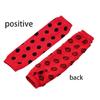 Cosplay Thigh High Long Socks for Women Girl Over Knee Stockings and Arm Warmers Insect Dots Print Costume Accessories