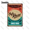 Hill Bobber Motorcycles Metal Signs Cafe Racer Oil School Chopper Metal Poster Vintage Plaque Retro Tin Plate Garage Home Decor