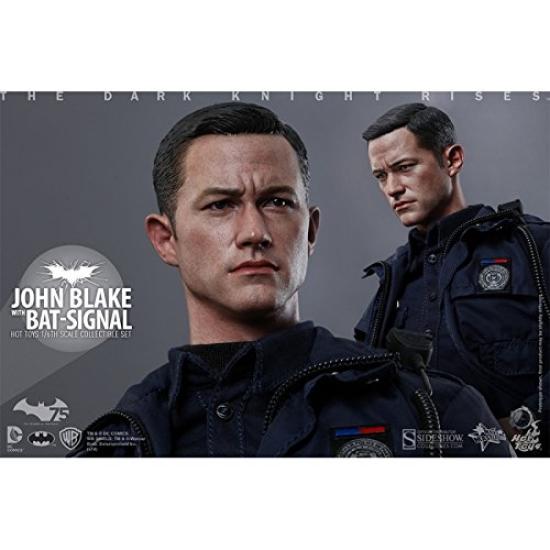 Movie Masterpiece The Dark Knight Rises John Blake Bat Signal Scale Plastic Painted Movable Figure [With Floodlight] 1/6