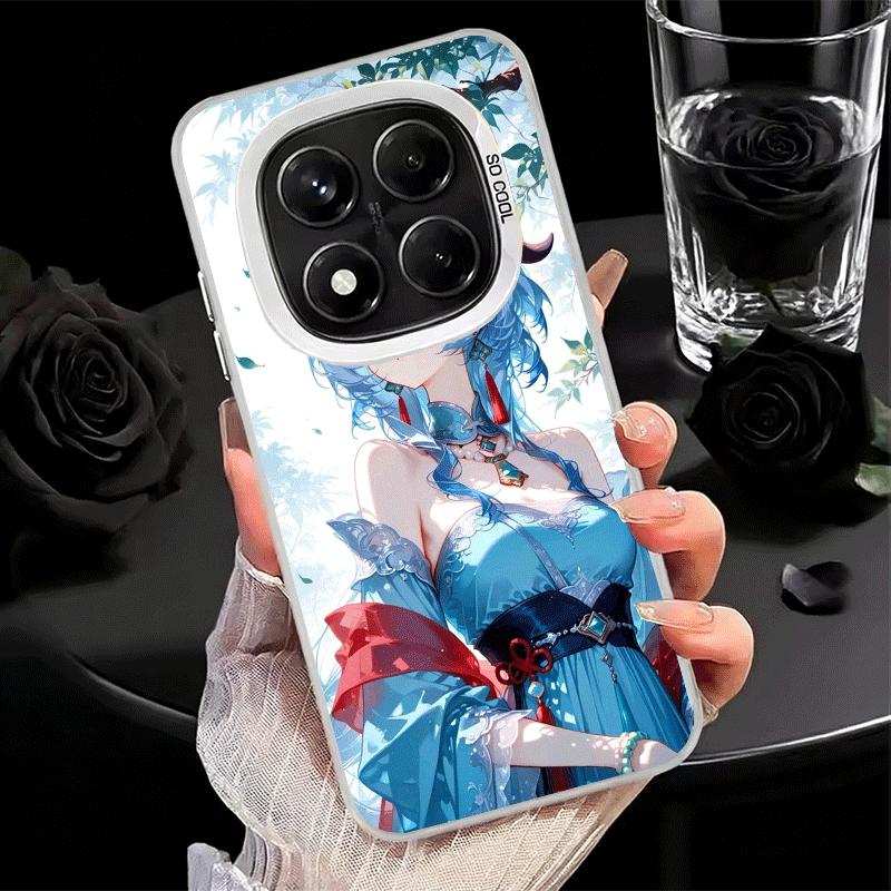 Genshin Impact Ganyu Soft Phone Case for Xiaomi Redmi Note 13 14 15 Pro Plus 12S 12 11S 11 11T 10S 10 Shockproof Cover Back Shel