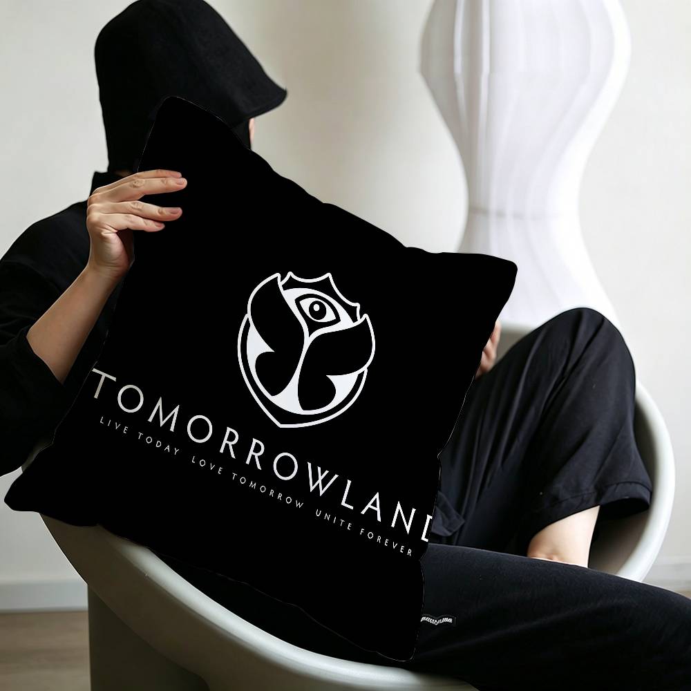 TTomorrowlands Music Logo Pillowcases Home Bedding Decorative Pillow Cover Wedding Super Soft Pillow Case