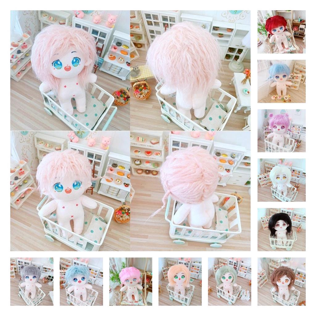 Cute 20cm Plush Cotton Doll With Long And Wavy Hair Toy14738