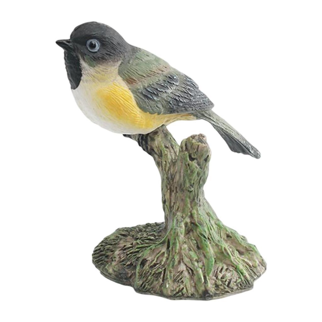 Simulationsvogelfiguren Simulierte Sammlerornamente Miniaturvögel Dekor