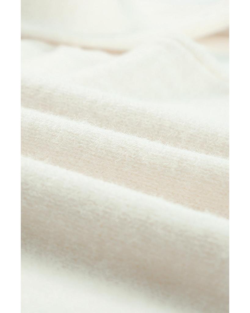 Azura Exchange Pulover din tricot cu volante