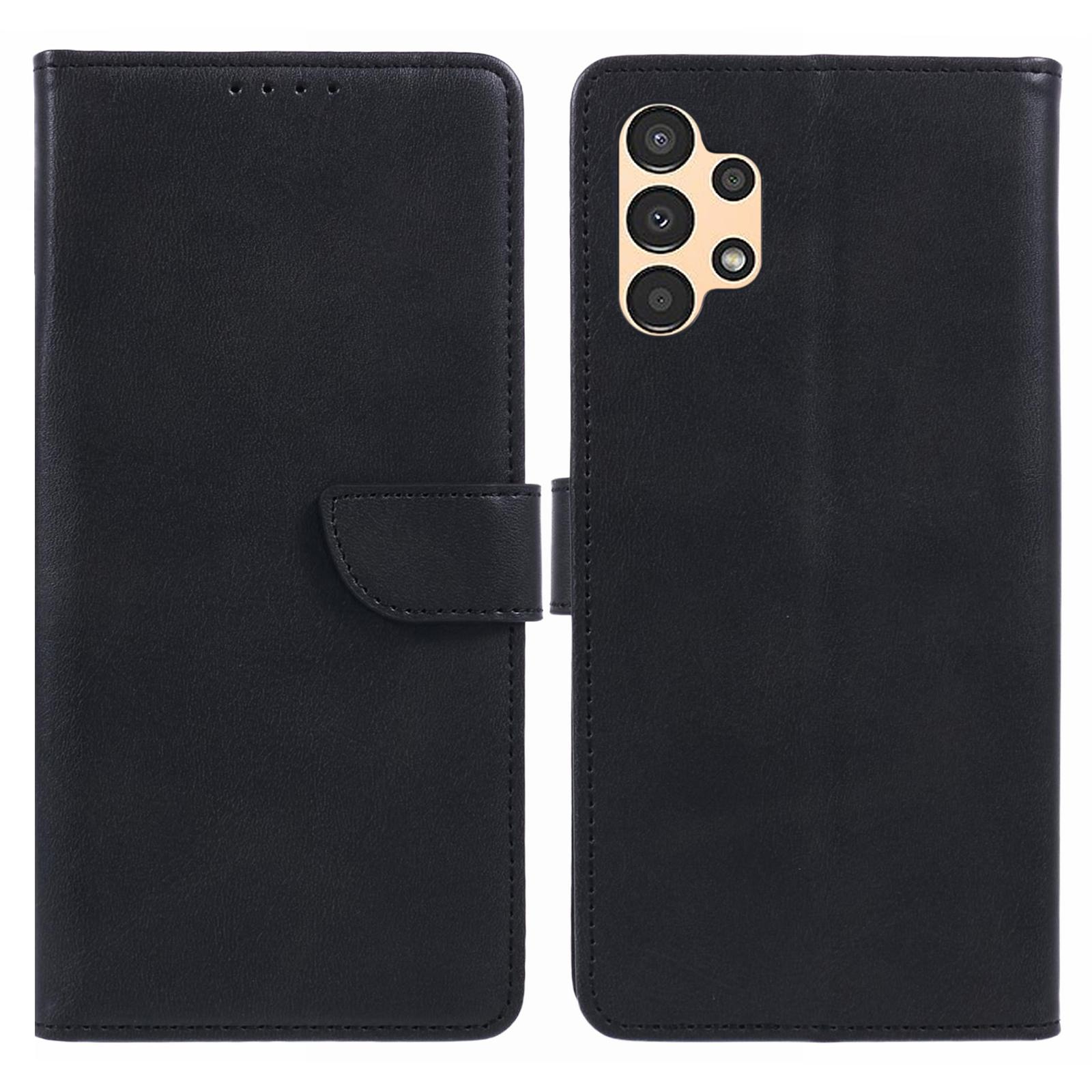 

Для Samsung Galaxy A04s 4G (164,7 х 76,7 х 9,1 мм)/A13 4G Чехол Кожаный Чехол для Телефона Подставка Кошелек Black