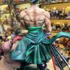 28cm One Piece Golden Mountain Roronoa Zoro Draw A Sword Zoro Model Ornament Anime Figure Collection Gk Statue Trendy Toys Gifts