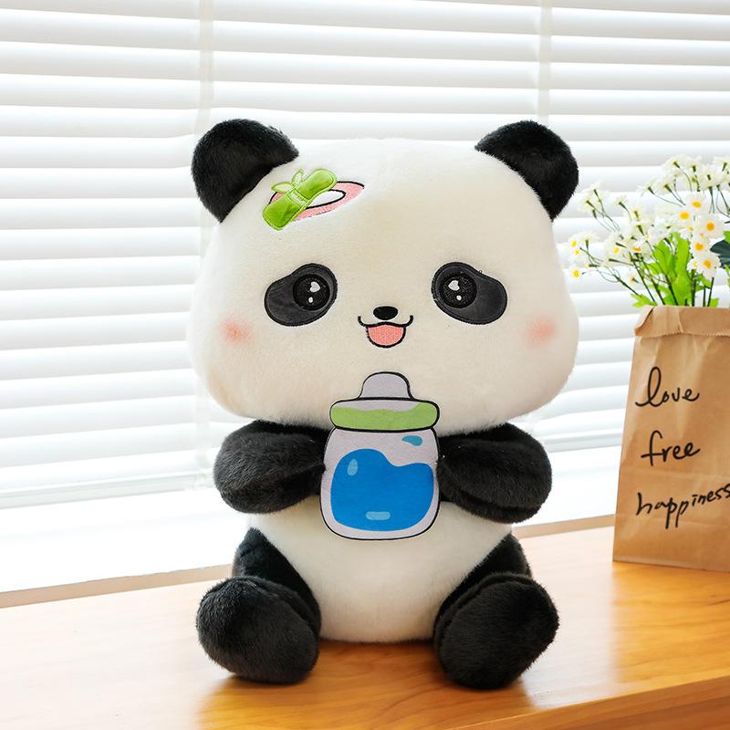 

New Bottle Panda Large Size Doll Simulated Panda Doll Creative National Treasure Doll Travel Souvenir Gift 45 cm (0.56kg)