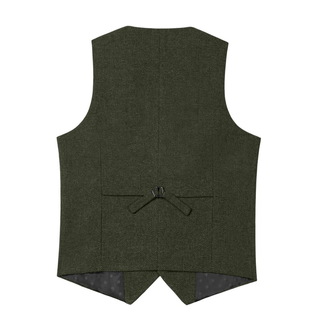 Men's Business Slim Fit Vest, Color, Fit, Formal Sleeveless Vest for Suit