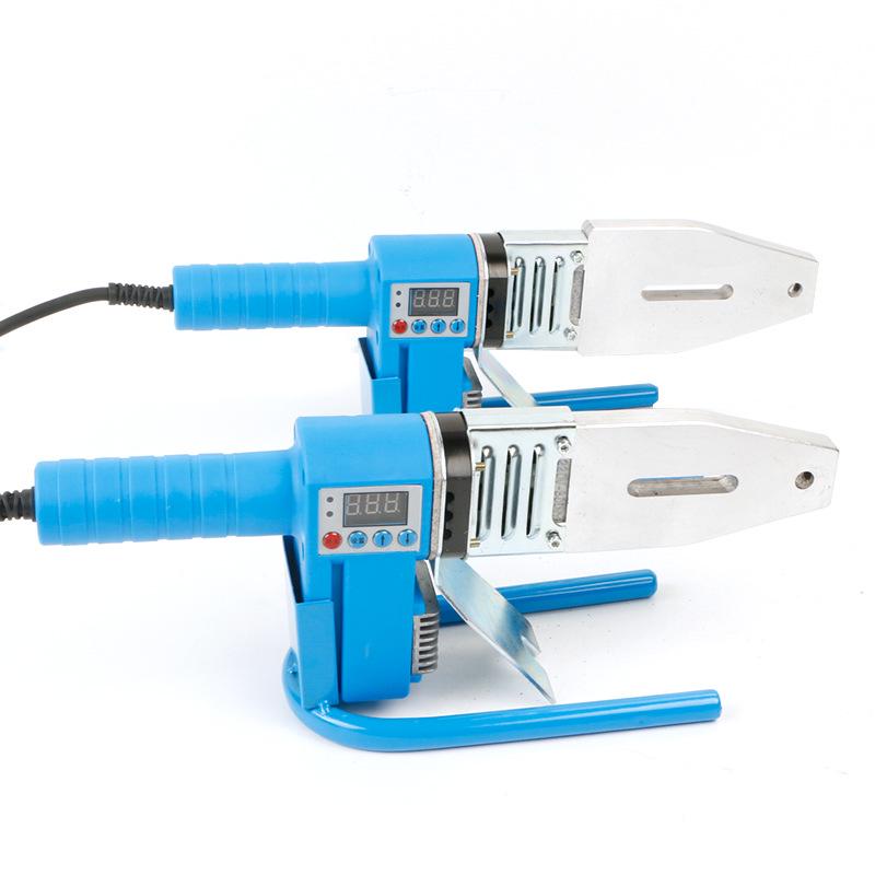 Blue Single-Tube Digital Display Hot Melt Machine for 20-32 PPR Plastic Pipe Welding