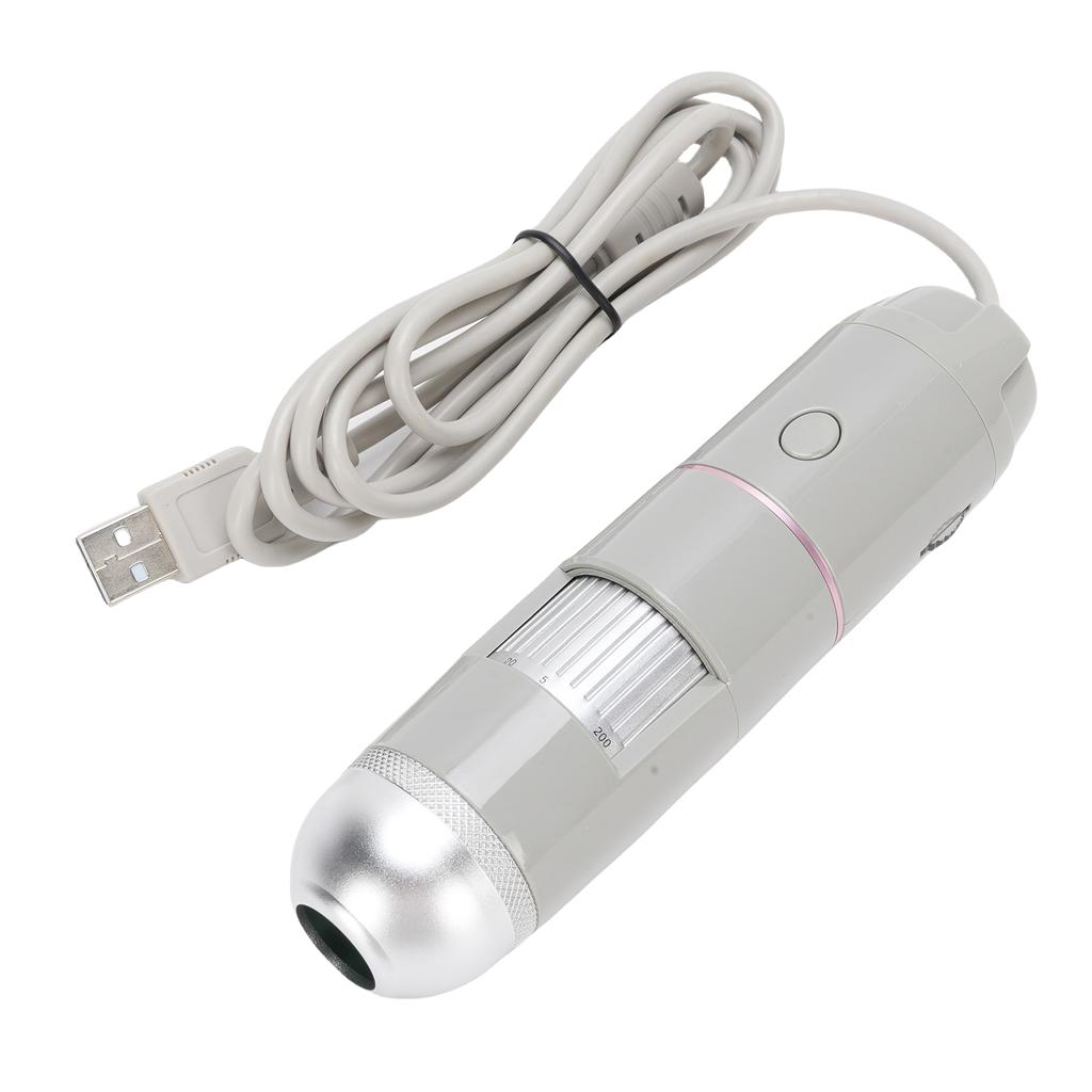 Skin Analyzer Machine Hair Follicle Scalp Detection Testing Analysis Detector 5X 200X Magnification 2MP with 8 White