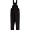 Vans Groundwork Overalls Breathable Solid Color Skin-Friendly Jumpsuit Kids Overalls Black VN000G8UBLK
