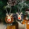 4Pcs Christmas Decoration Xmas Tree Hanging Pendant Cute Lamb Ornaments New Year Gifts Christmas Party Home Decoration Accessory