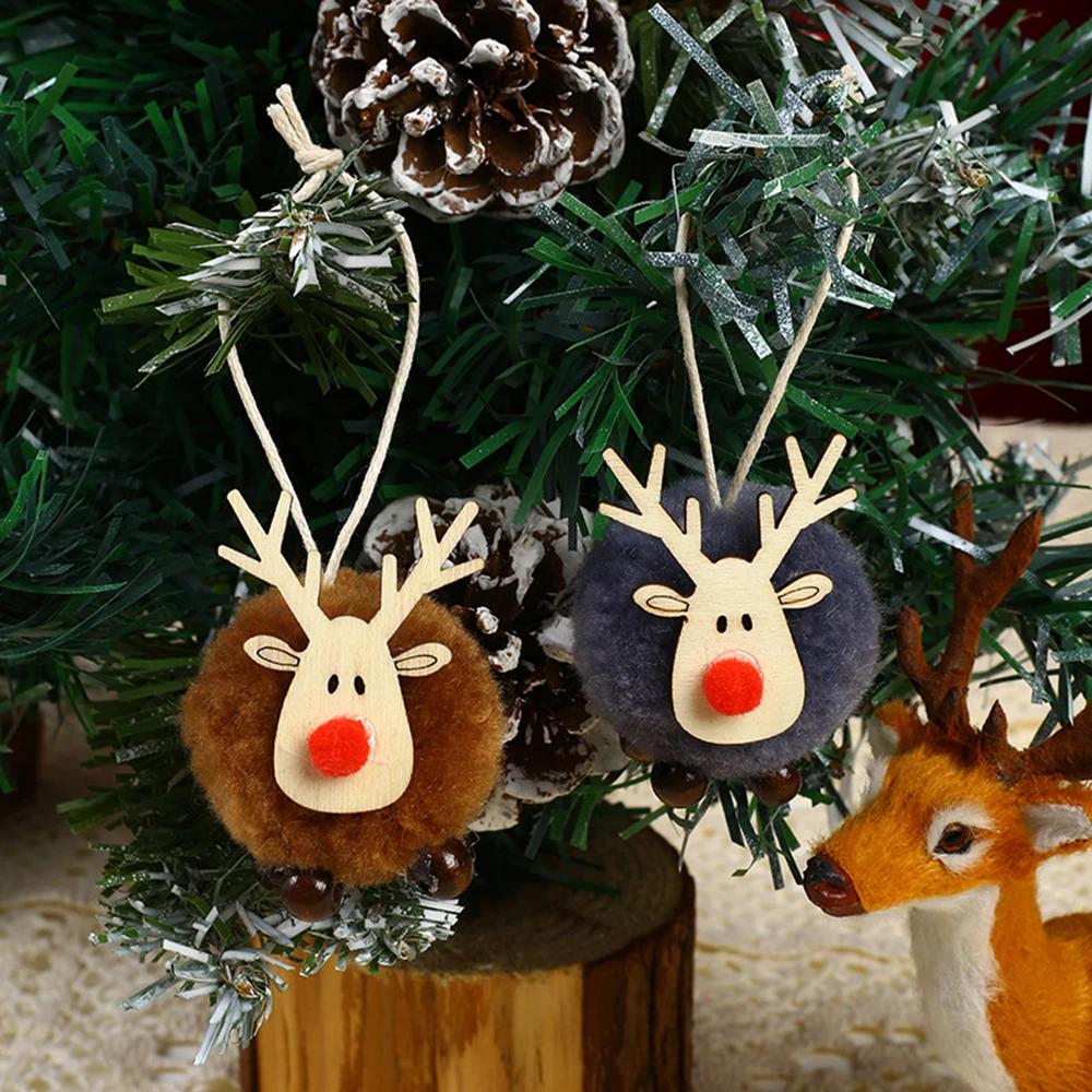4Pcs Christmas Decoration Xmas Tree Hanging Pendant Cute Lamb Ornaments New Year Gifts Christmas Party Home Decoration Accessory