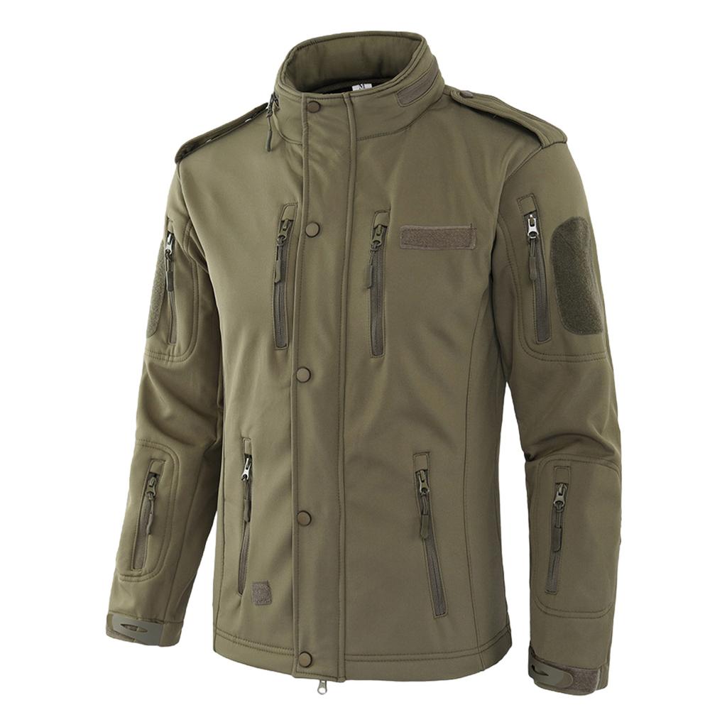 Men'S Loose Jacket Men's Winter Autumn Waterproof Hiking Jackets Fashionable Multi Pocket Hooded Jacket Fishing Camping