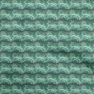 Cotton Flex Dark Green Fabric Asian-Tie & Dye- Texture Craft Projects Decor Fabric Printed By The Yard 40 Inch