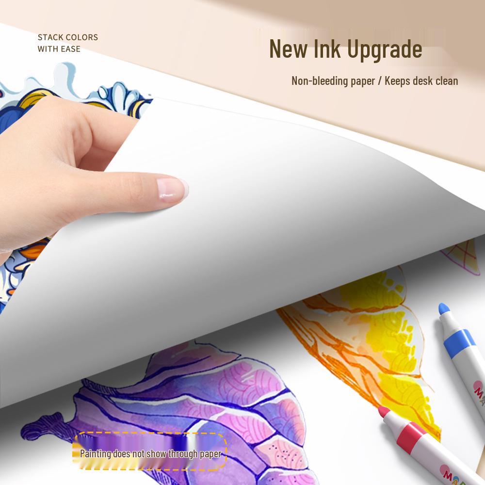 Acrylic Washable Watercolor Markers for Elementary Students - Opaque, Layerable, and Perfect for Kids' Art