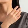 Cazador Animal Dolphin Women's Ring Stainless Steel Jewelry Adjustable Finger Rings Birthday Gift 2026 Trend Wholesale New