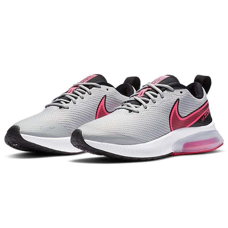 Nike Air Zoom Arcadia Synthetic Leather Low Top Running Shoes Gray Pink Unisex CK0715-002