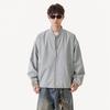 Stand-up Collar Tooling Bomber Jacket Men's Trendy Brand Zipper Design Sense Casual Baseball Jacket