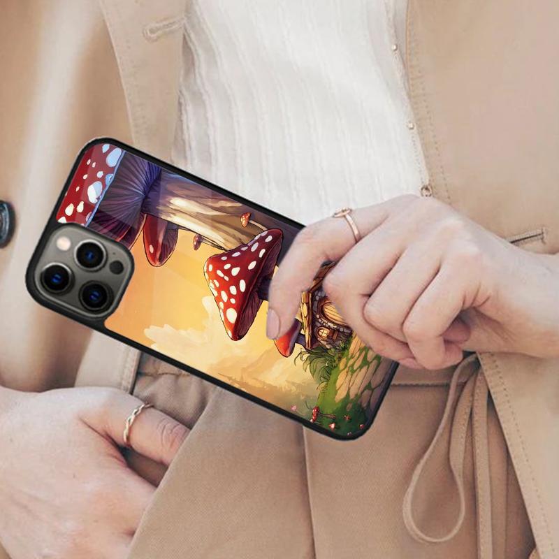 Mushroom House Magnetic Phone Case For APPLE iPhone 17 Air 16 14 13 12 Pro Max 15 Plus Wireless Charge With MagSafe Cover