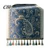 Tassel Edge Table Runner Jacquard Runner, Vintage Floral Elegant Home Decor Accessory with Tassels for Dining Party Scratch Protection