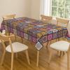 Ethnic Style Table Cover Rectangle Table Protecter Useful Bohemian Mandala Tablecloth  Banquet